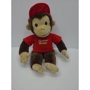 Vintage Curious George Plush 18" Toy Network Stuffed Animal Monkey